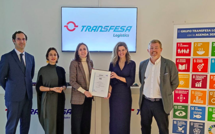 Transfesa Logistics, primera empresa del sector ferroviario en conseguir la certificación AENOR de ‘Residuo Cero'